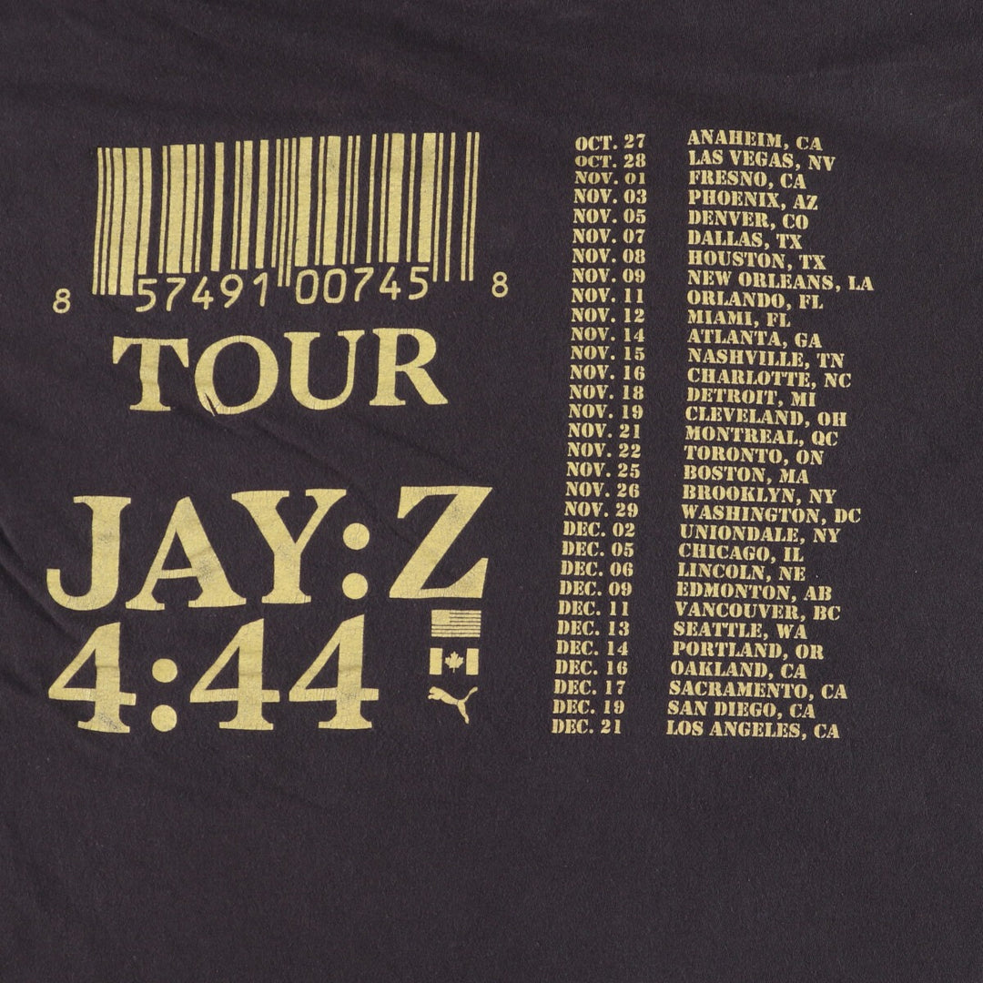 Delta Jay-Z Rap T-Shirt, Men's Size XL cotton black type Vintage Second Hand