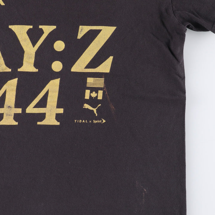 Delta Jay-Z Rap T-Shirt, Men's Size XL cotton black type Vintage Second Hand