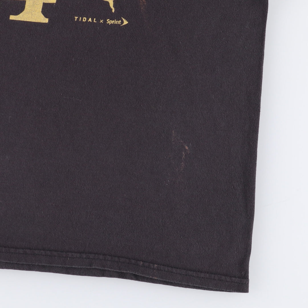 Delta Jay-Z Rap T-Shirt, Men's Size XL cotton black type Vintage Second Hand