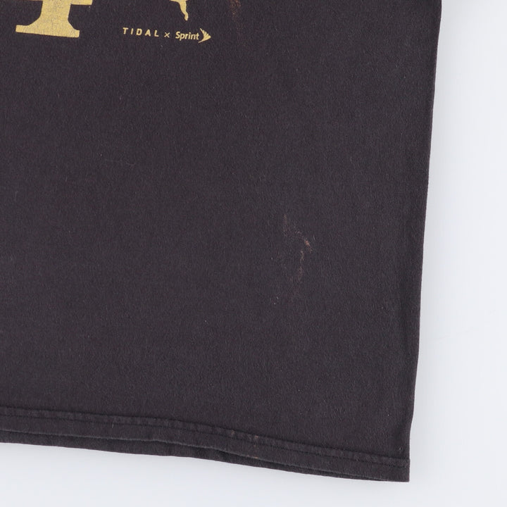 Delta Jay-Z Rap T-Shirt, Men's Size XL cotton black type Vintage Second Hand