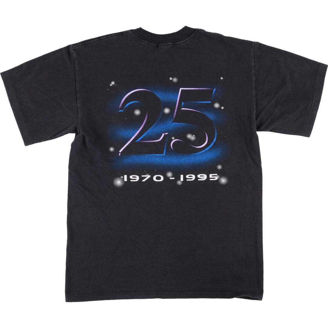 Vintage 90'S HL Miller printed T-shirt, Made in USA, Men's Medium cotton black type Vintage Second Hand