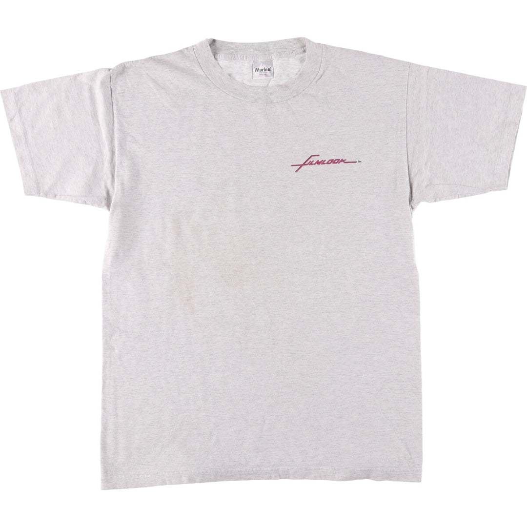 Vintage 90'S Murina print T-shirt, Made in USA, Men's Size L cotton gray type Vintage Second Hand