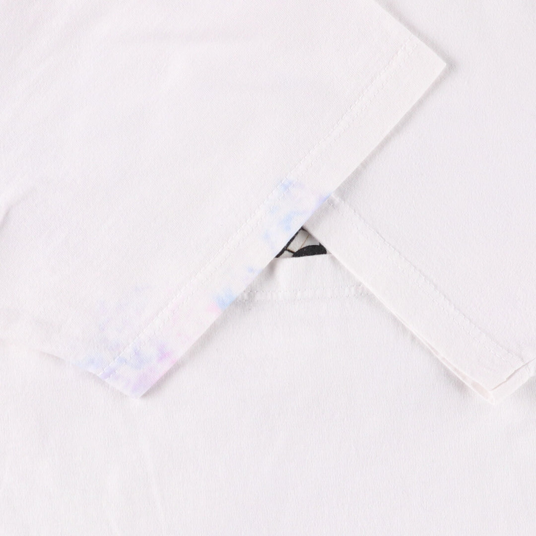 The Custom Company Printed T-Shirt, Made in USA, Men's Size L cotton white type Vintage Second Hand