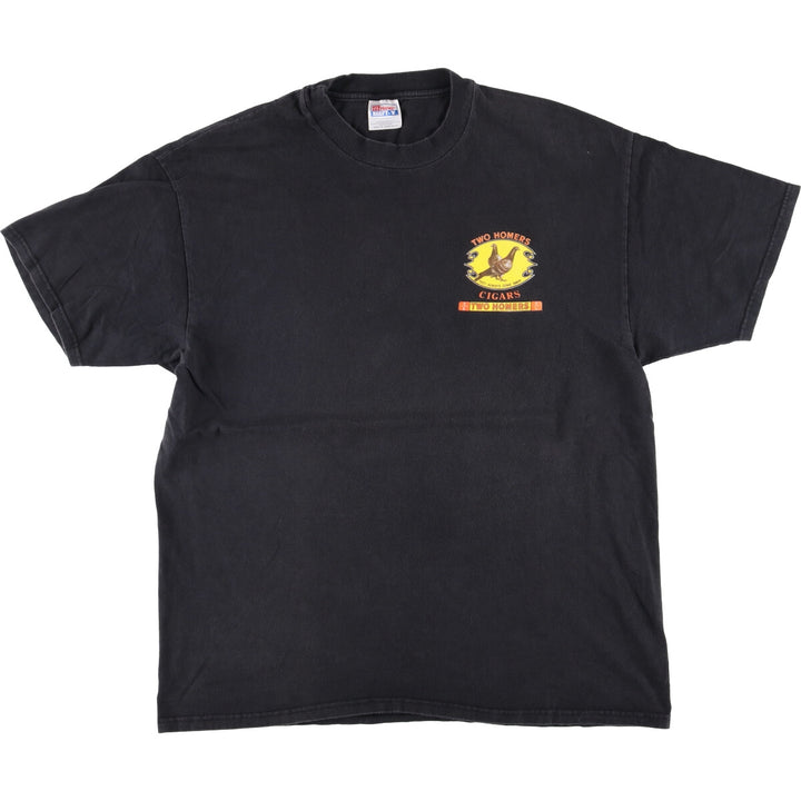 00'S Hanes BEEFY-T Printed T-shirt, Men's XL cotton black type Vintage Second Hand
