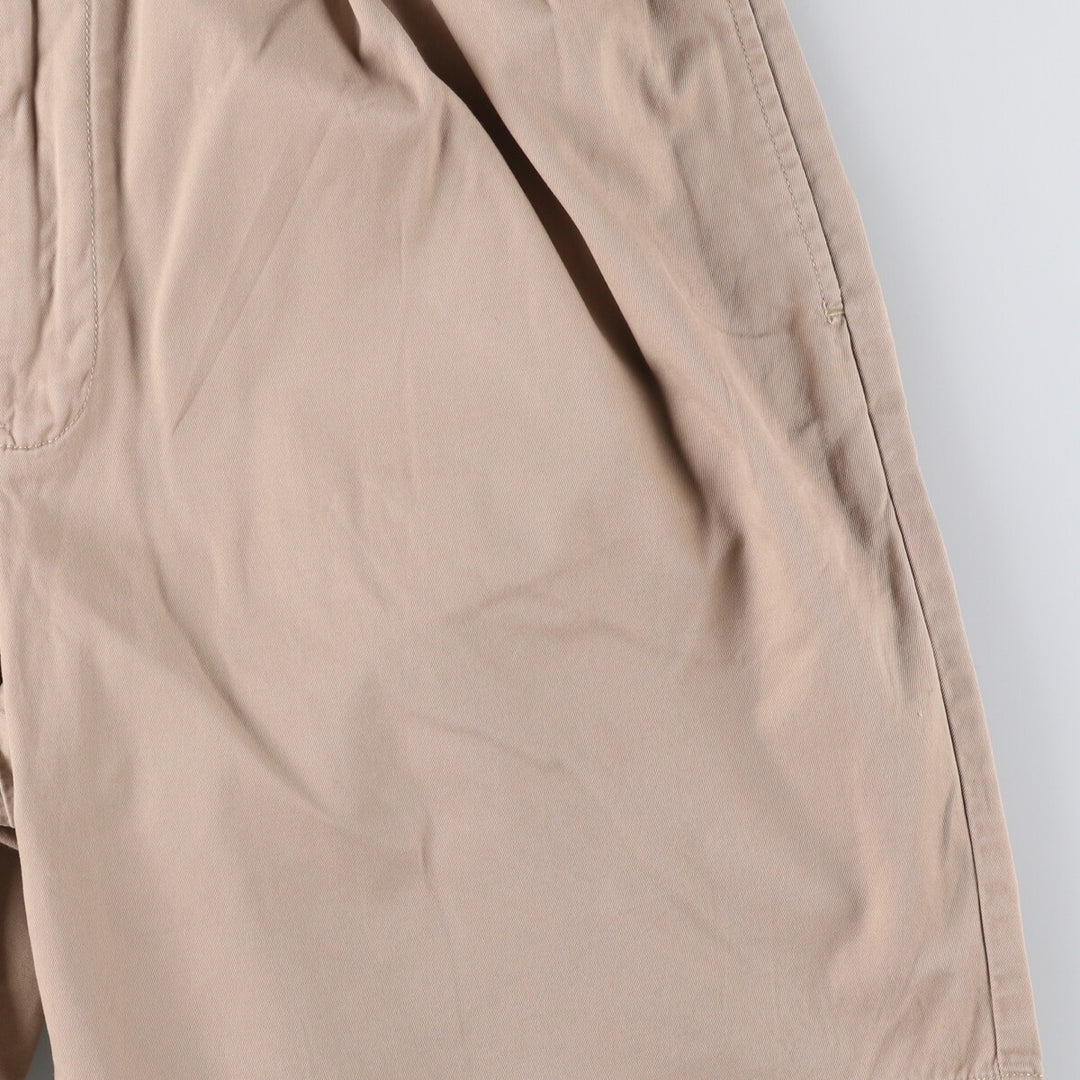 Ralph Lauren POLO by Ralph Lauren TYLER SHORT Two-pleat Chino Shorts, Men's Size W34 cotton Beige type Vintage Second Hand