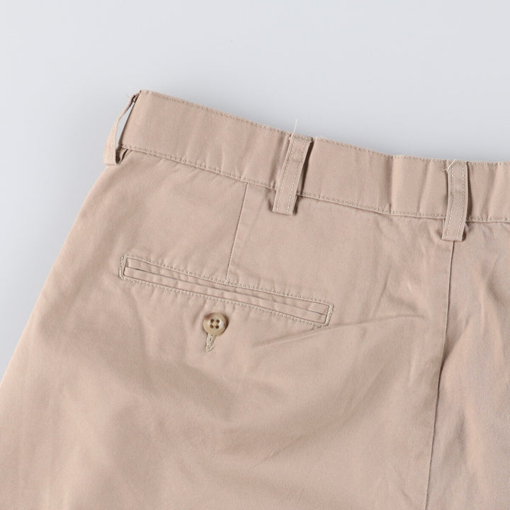 Ralph Lauren POLO by Ralph Lauren TYLER SHORT Two-pleat Chino Shorts, Men's Size W34 cotton Beige type Vintage Second Hand