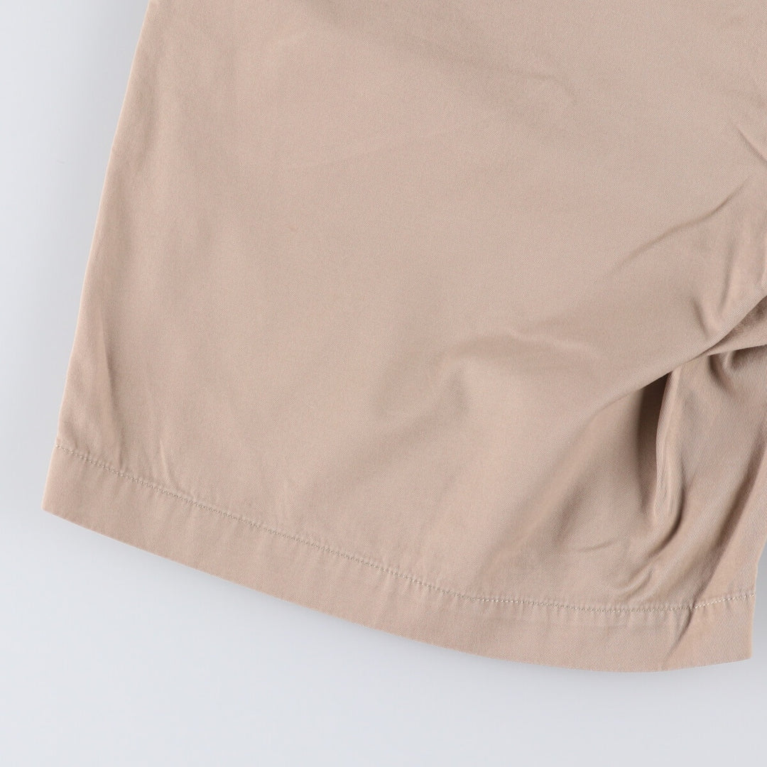 Ralph Lauren POLO by Ralph Lauren TYLER SHORT Two-pleat Chino Shorts, Men's Size W34 cotton Beige type Vintage Second Hand