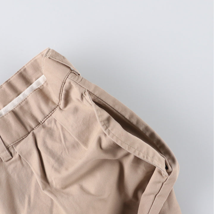 Ralph Lauren POLO by Ralph Lauren TYLER SHORT Two-pleat Chino Shorts, Men's Size W34 cotton Beige type Vintage Second Hand