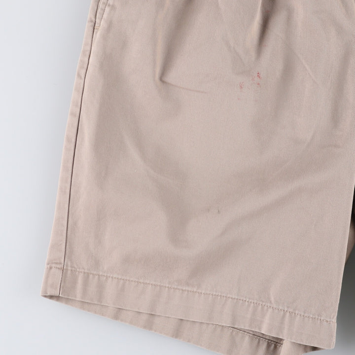 Ralph Lauren POLO by Ralph Lauren TYLER SHORT Two-pleat chino shorts, short pants, men's size W33 cotton Beige type Vintage Second Hand