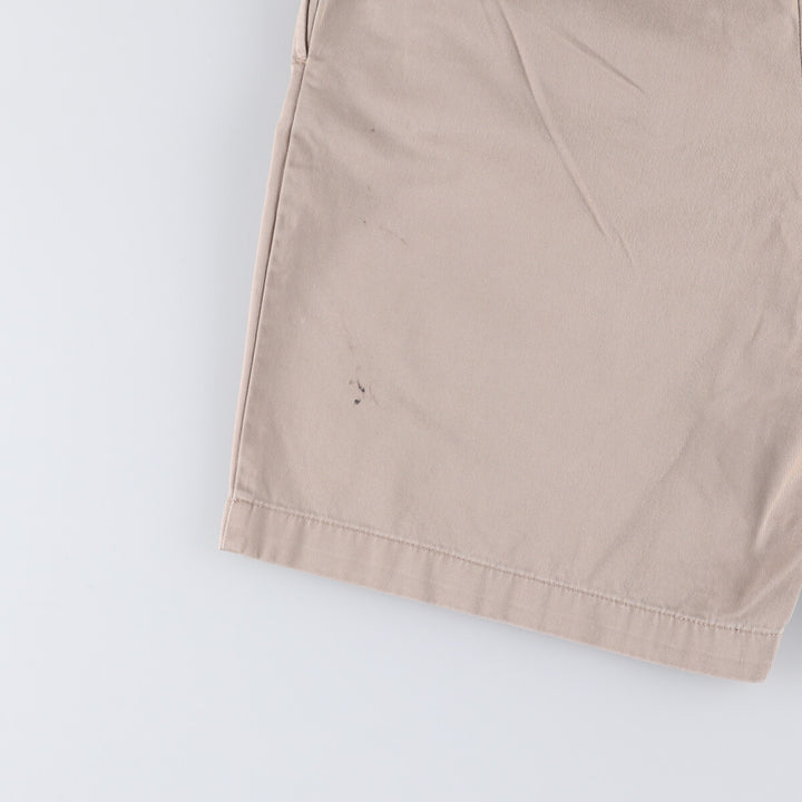 Ralph Lauren POLO by Ralph Lauren TYLER SHORT Two-pleat chino shorts, short pants, men's size W33 cotton Beige type Vintage Second Hand