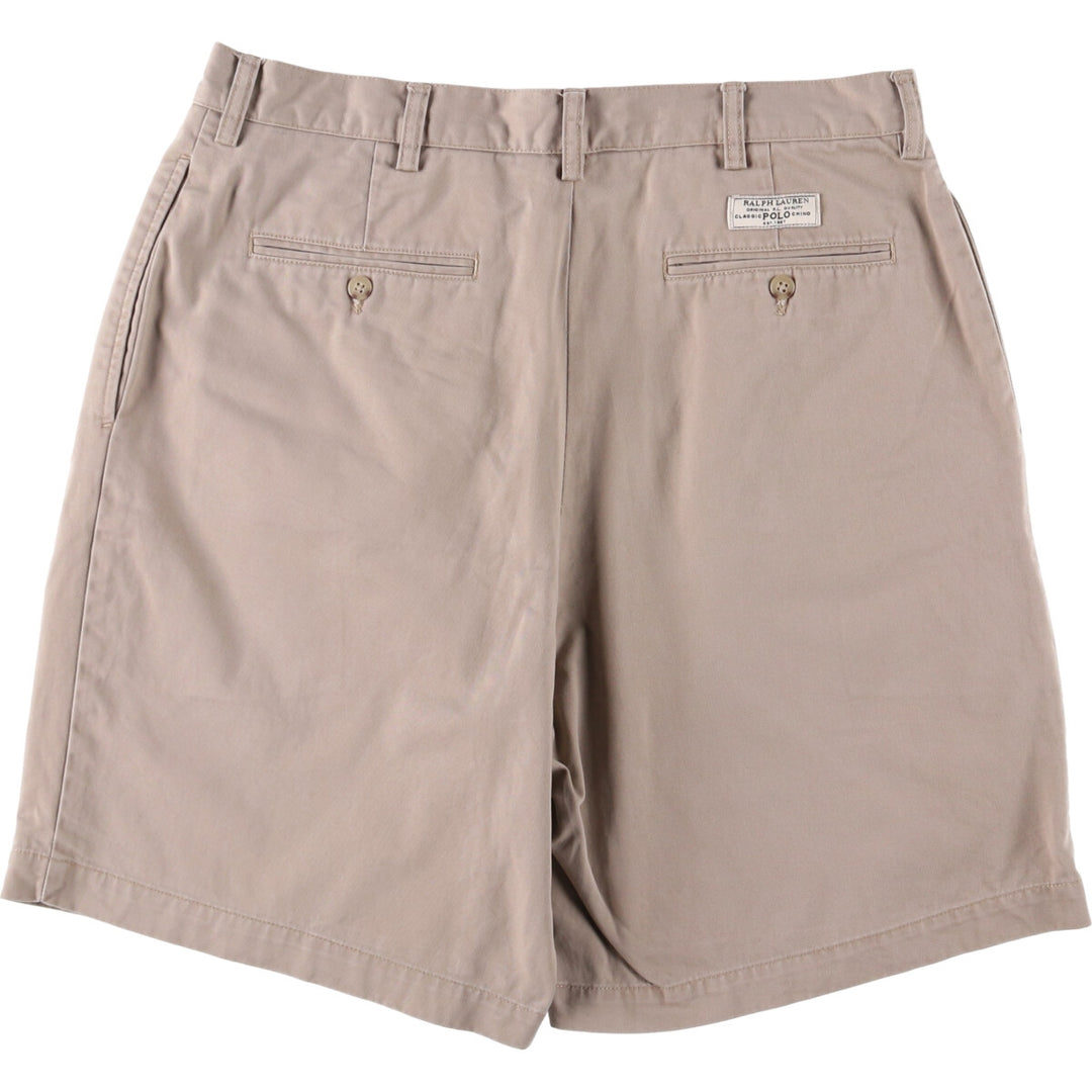 Ralph Lauren POLO by Ralph Lauren TYLER SHORT Chino shorts Short pants Men's W32 equivalent cotton Beige type Vintage Second Hand