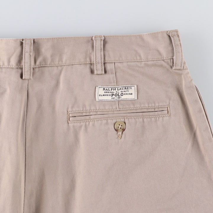 Ralph Lauren POLO by Ralph Lauren TYLER SHORT Chino shorts Short pants Men's W32 equivalent cotton Beige type Vintage Second Hand
