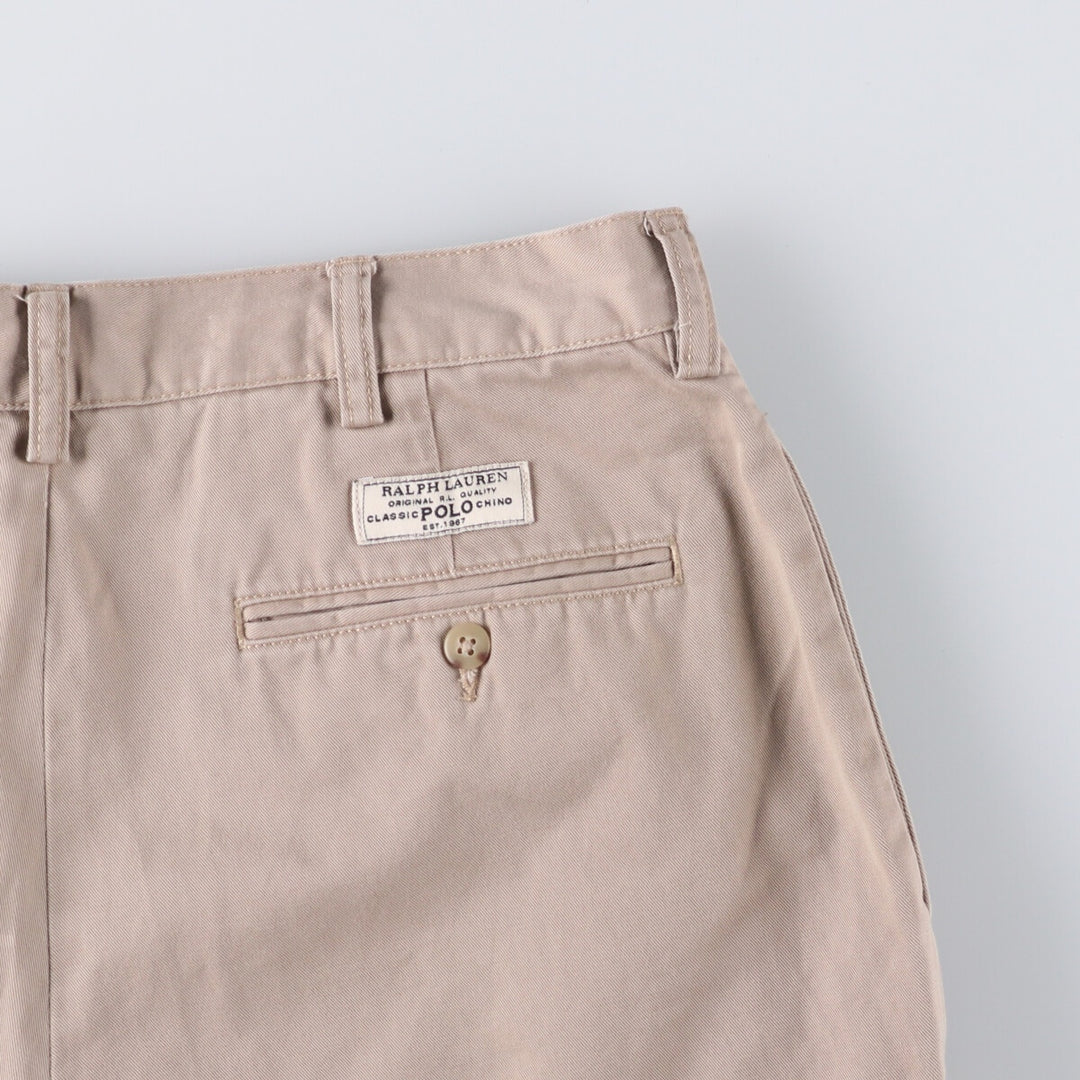 Ralph Lauren POLO by Ralph Lauren TYLER SHORT Chino shorts Short pants Men's W32 equivalent cotton Beige type Vintage Second Hand