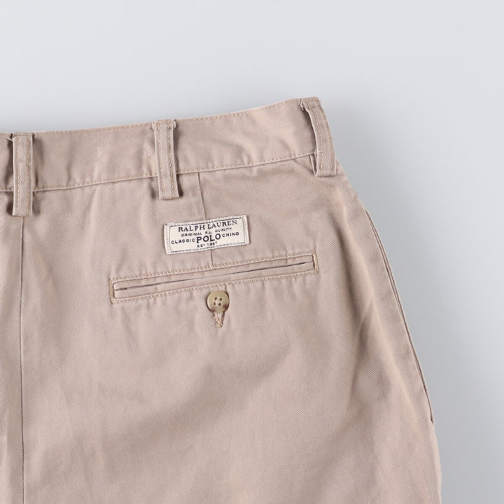 Ralph Lauren POLO by Ralph Lauren TYLER SHORT Chino shorts Short pants Men's W32 equivalent cotton Beige type Vintage Second Hand