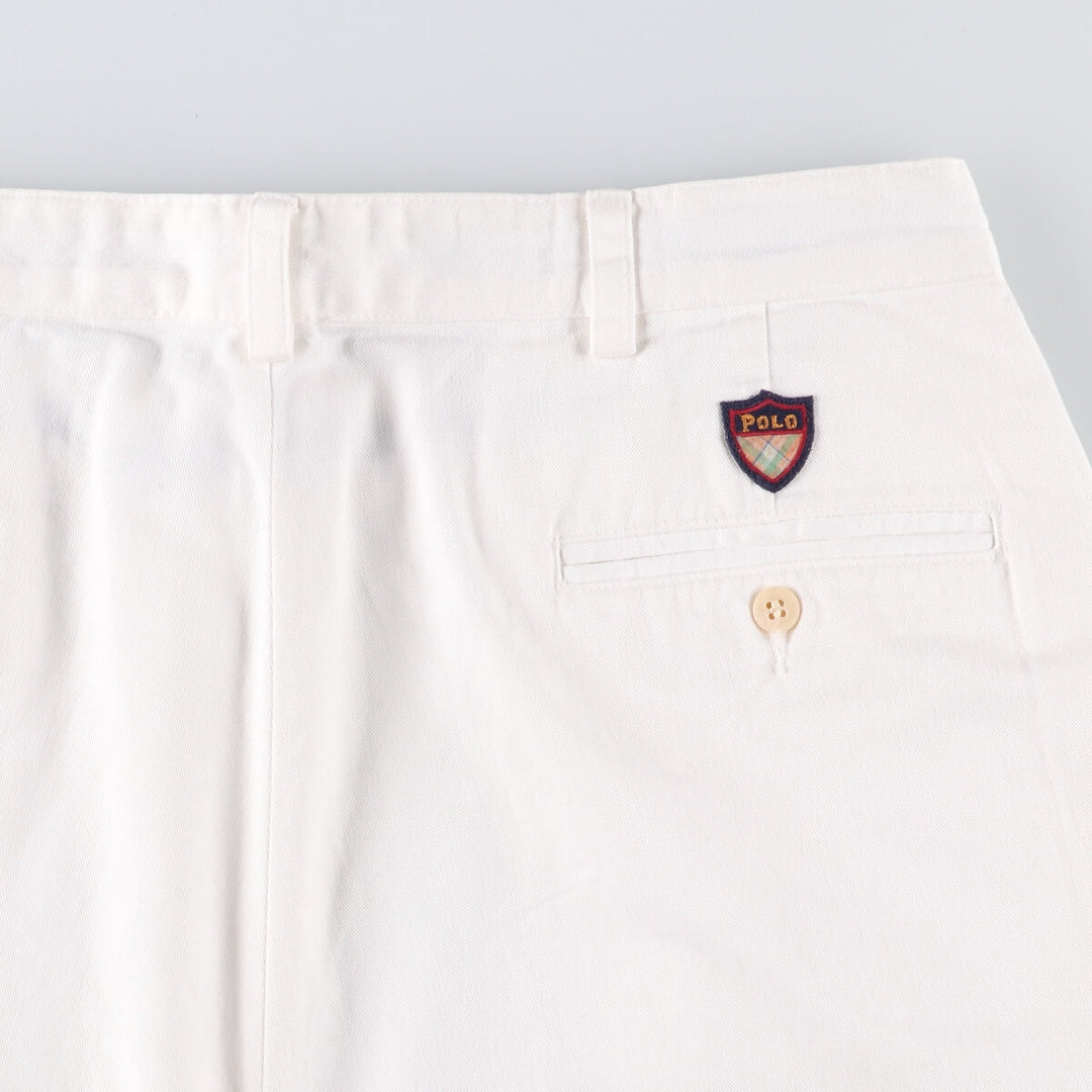 Ralph Lauren POLO GOLF chino shorts, men's size W35. cotton white type Vintage Second Hand