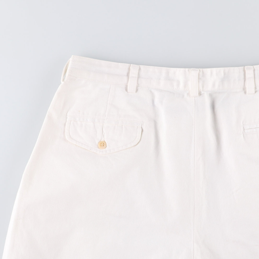 Ralph Lauren POLO GOLF chino shorts, men's size W35. cotton white type Vintage Second Hand
