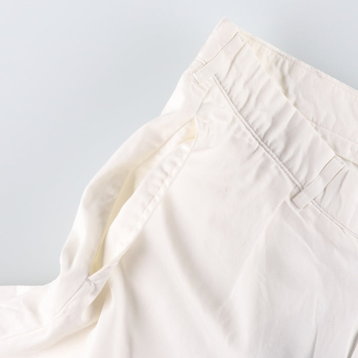 Ralph Lauren POLO by Ralph Lauren Two-pleat Chino Shorts, Men's Size W34 cotton white type Vintage Second Hand