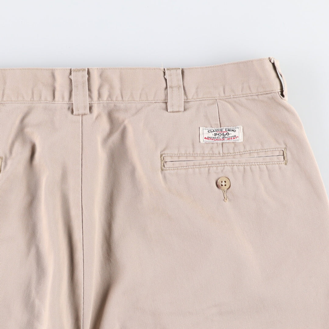 Ralph Lauren POLO by Ralph Lauren PHILIP SHORT Chino Shorts, Men's Size W35 cotton Beige type Vintage Second Hand