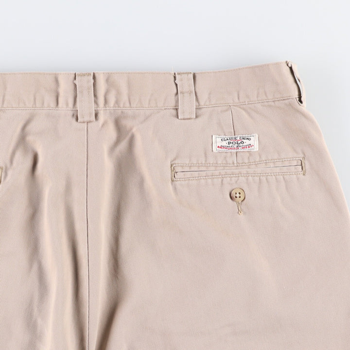 Ralph Lauren POLO by Ralph Lauren PHILIP SHORT Chino Shorts, Men's Size W35 cotton Beige type Vintage Second Hand