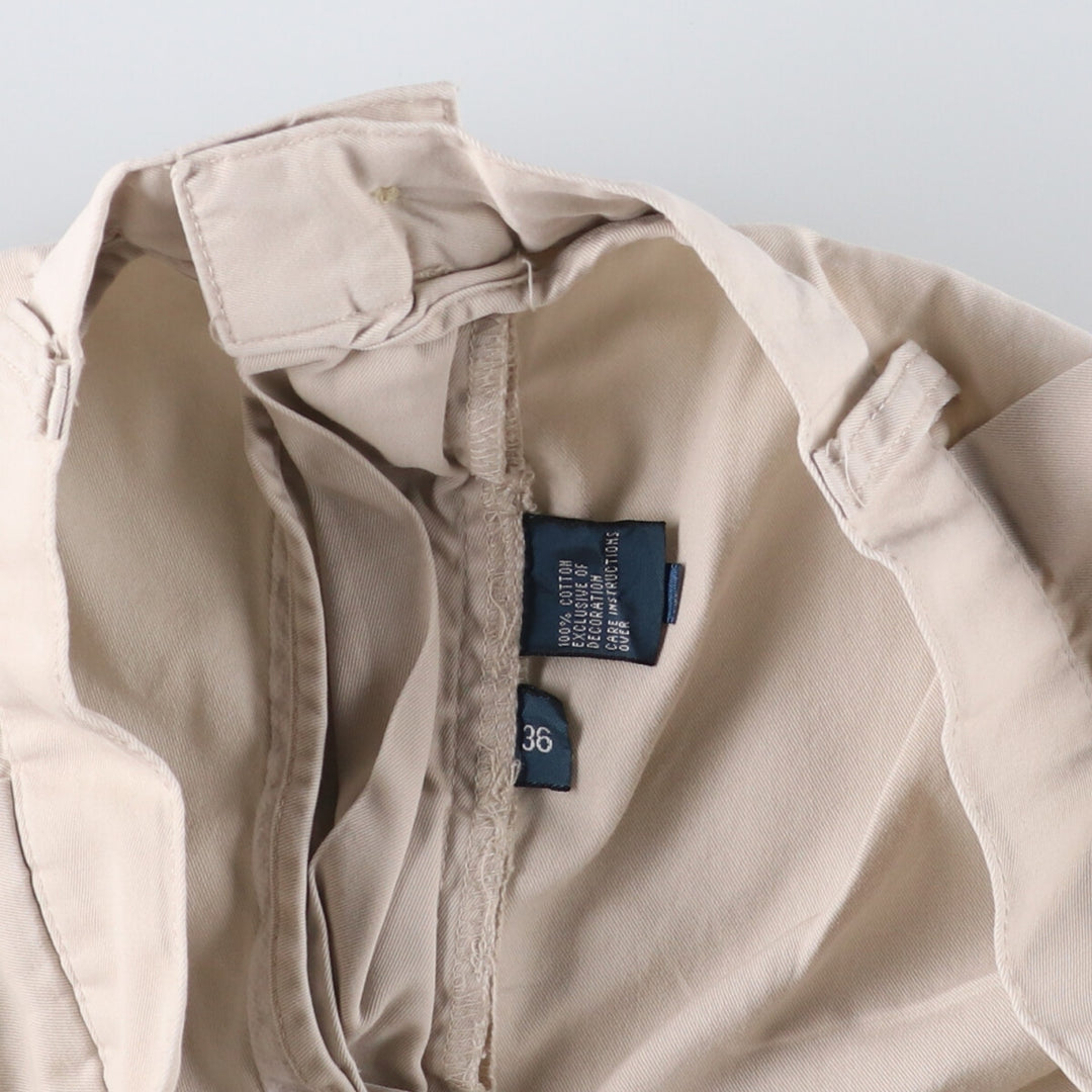 Ralph Lauren POLO by Ralph Lauren TYLER SHORT Two-pleat chino shorts, short pants, men's w35 equivalent cotton Beige type Vintage Second Hand