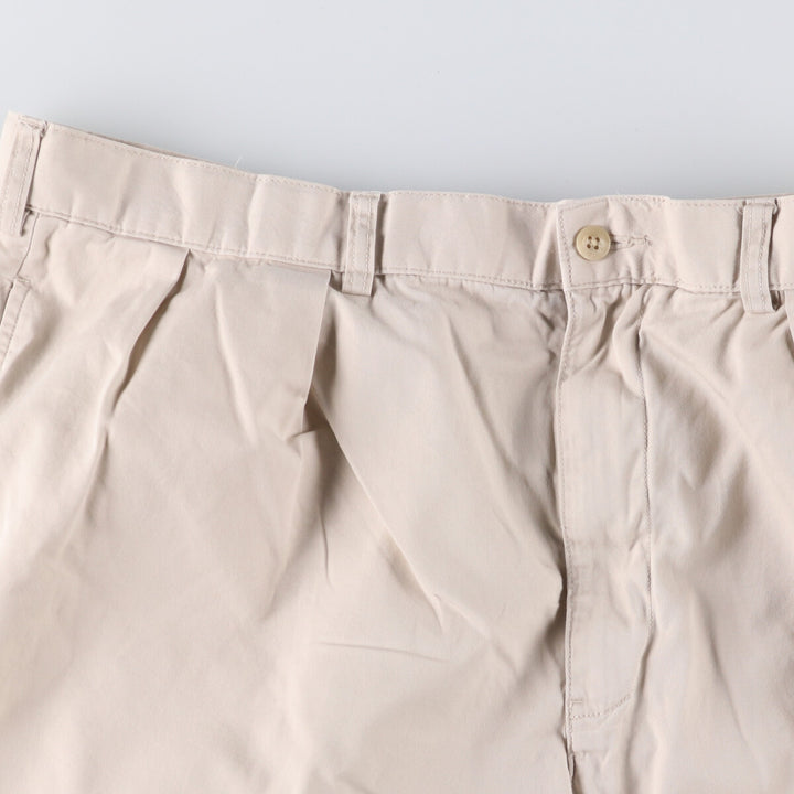 Ralph Lauren POLO by Ralph Lauren TYLER SHORT Two-pleat chino shorts, short pants, men's w35 equivalent cotton Beige type Vintage Second Hand