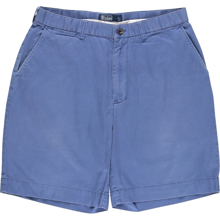 Ralph Lauren POLO by Ralph Lauren PROSPECT SHORT Chino shorts Short pants Men's W34 equivalent cotton blue type Vintage Second Hand