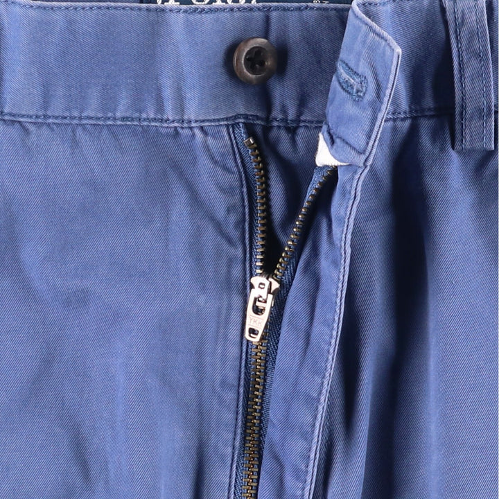 Ralph Lauren POLO by Ralph Lauren PROSPECT SHORT Chino shorts Short pants Men's W34 equivalent cotton blue type Vintage Second Hand