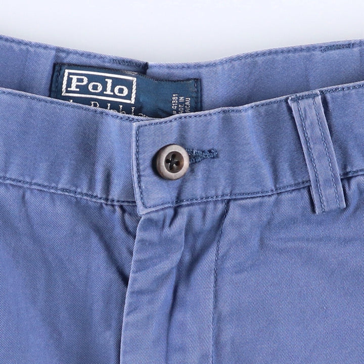 Ralph Lauren POLO by Ralph Lauren PROSPECT SHORT Chino shorts Short pants Men's W34 equivalent cotton blue type Vintage Second Hand