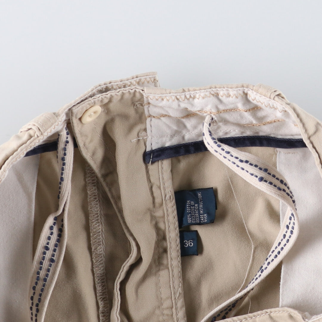 Ralph Lauren POLO by Ralph Lauren Two-pleat Chino Shorts, Men's, Size W37 cotton Beige type Vintage Second Hand
