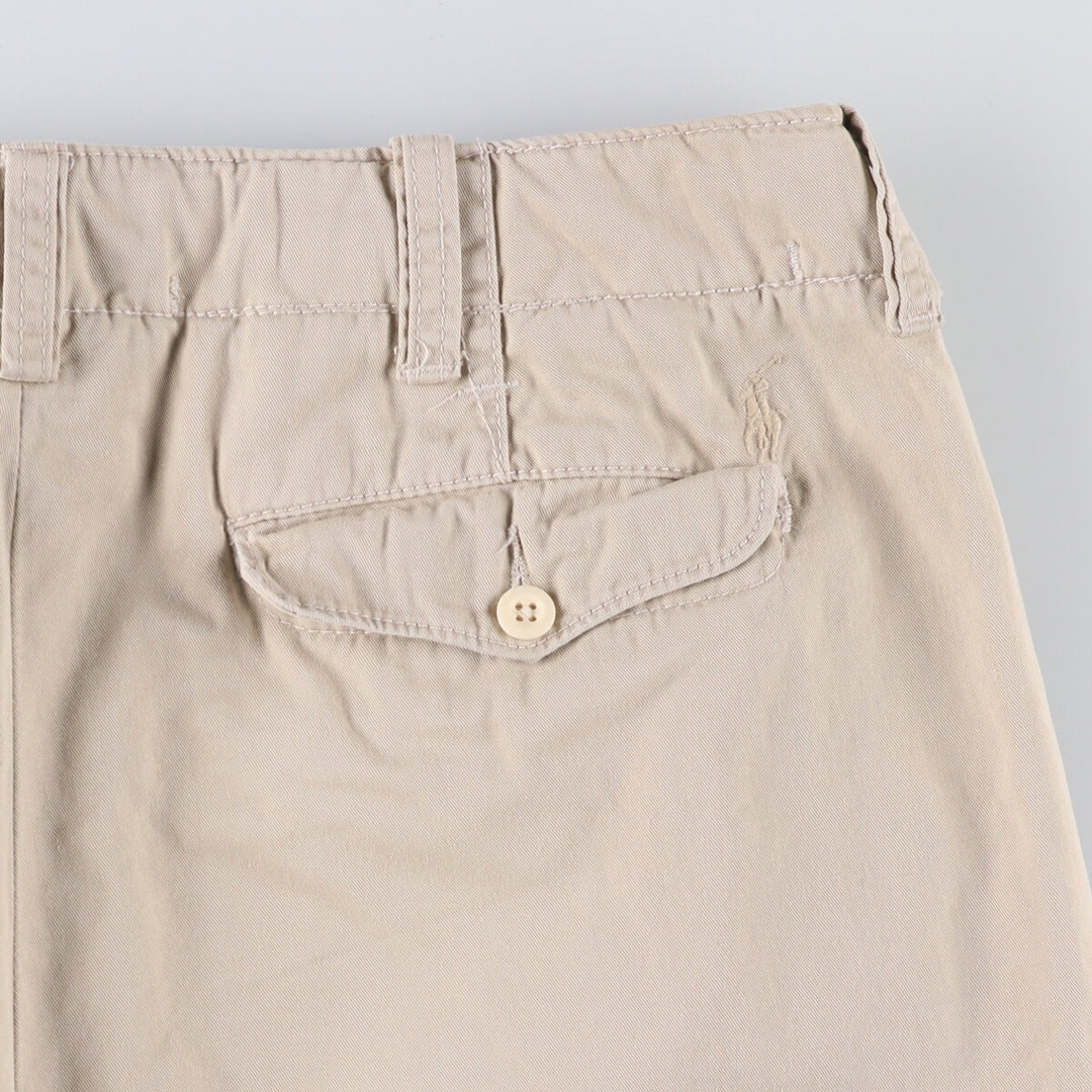 Ralph Lauren POLO by Ralph Lauren Two-pleat Chino Shorts, Men's, Size W37 cotton Beige type Vintage Second Hand