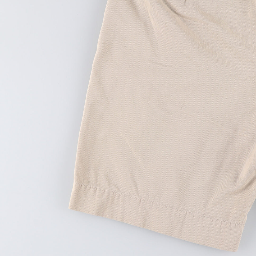 Ralph Lauren POLO by Ralph Lauren Two-pleat Chino Shorts, Men's, Size W37 cotton Beige type Vintage Second Hand