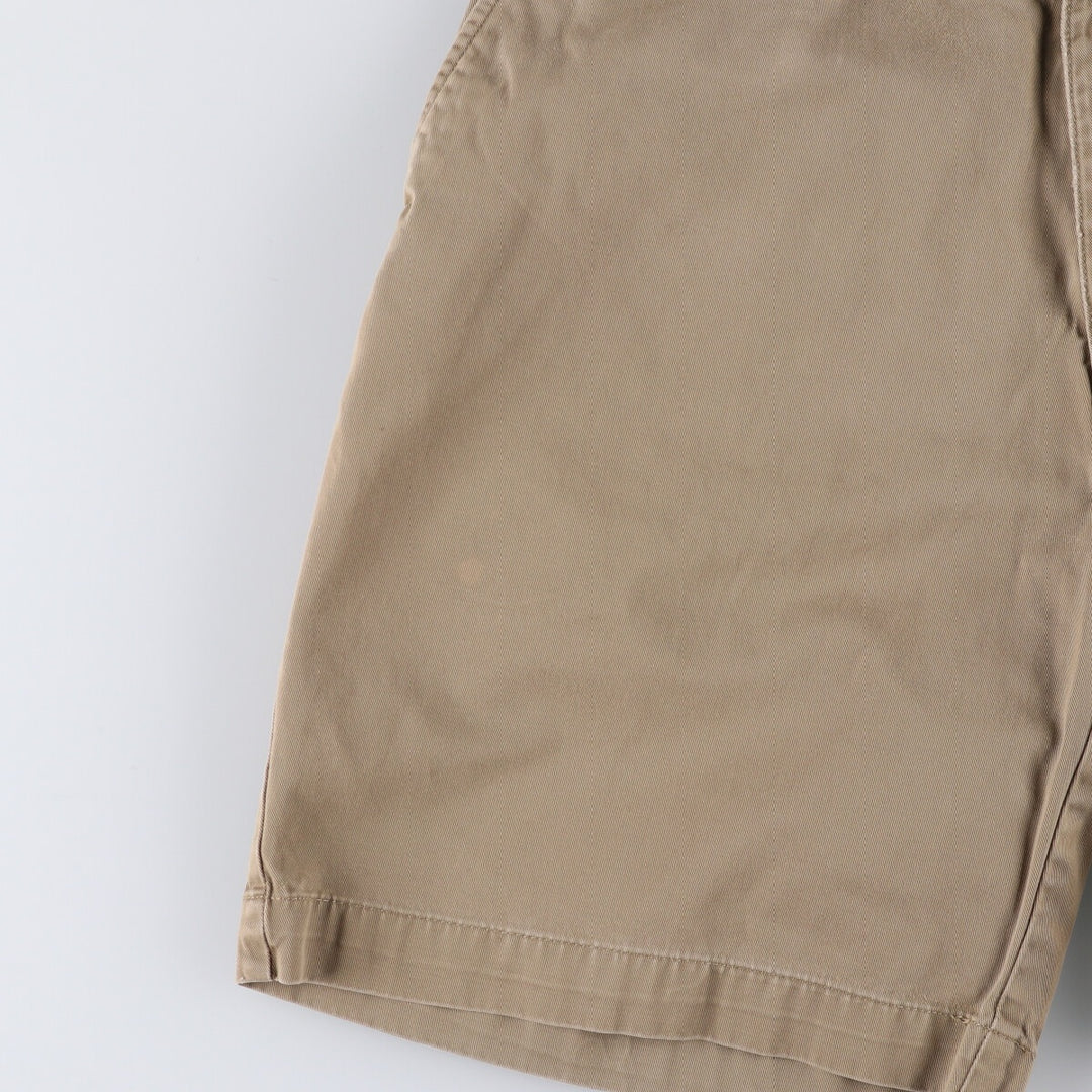 Ralph Lauren POLO by Ralph Lauren PROSPECT SHORT Chino Shorts, Men's Size W32 cotton beige type brown Vintage Second Hand