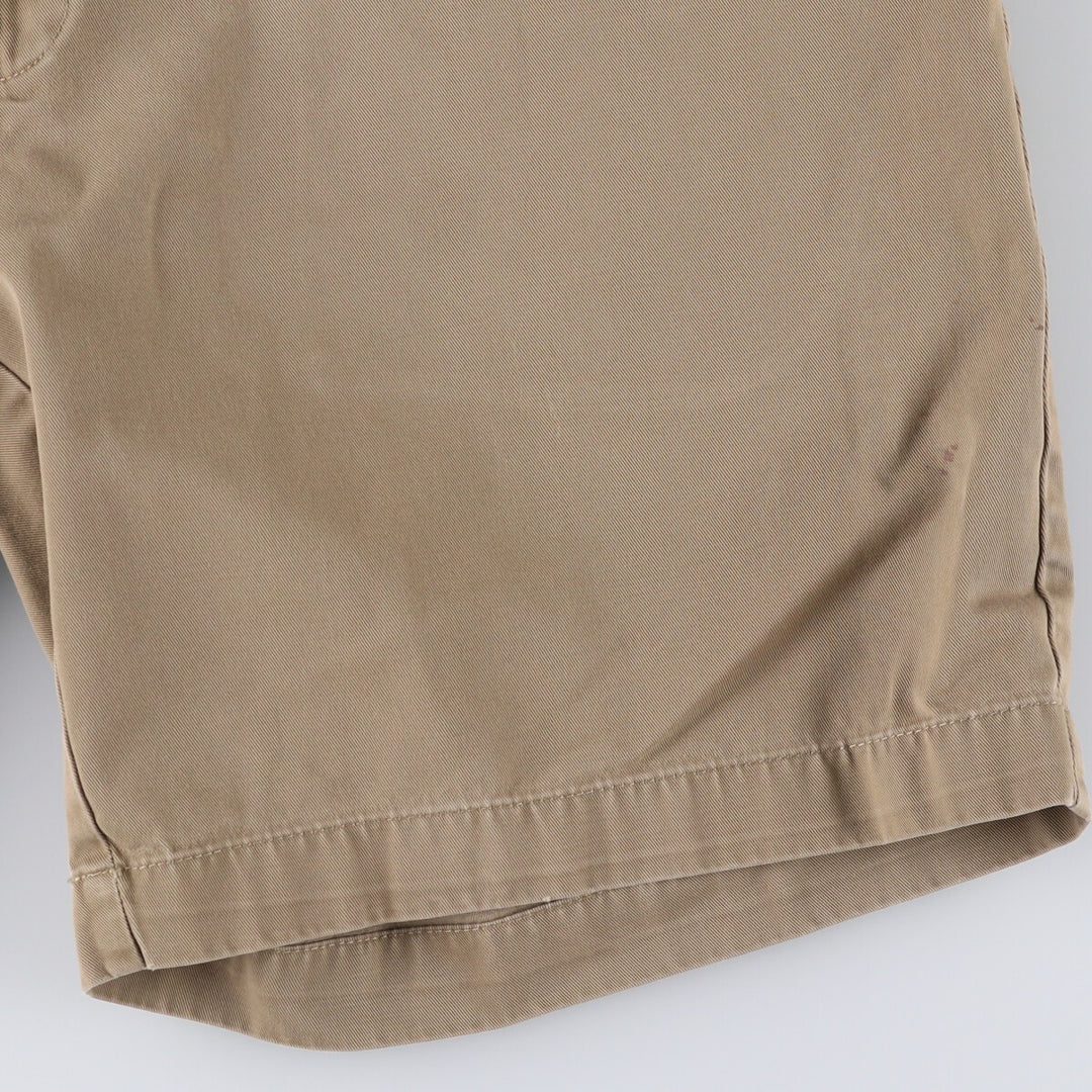 Ralph Lauren POLO by Ralph Lauren PROSPECT SHORT Chino Shorts, Men's Size W32 cotton beige type brown Vintage Second Hand