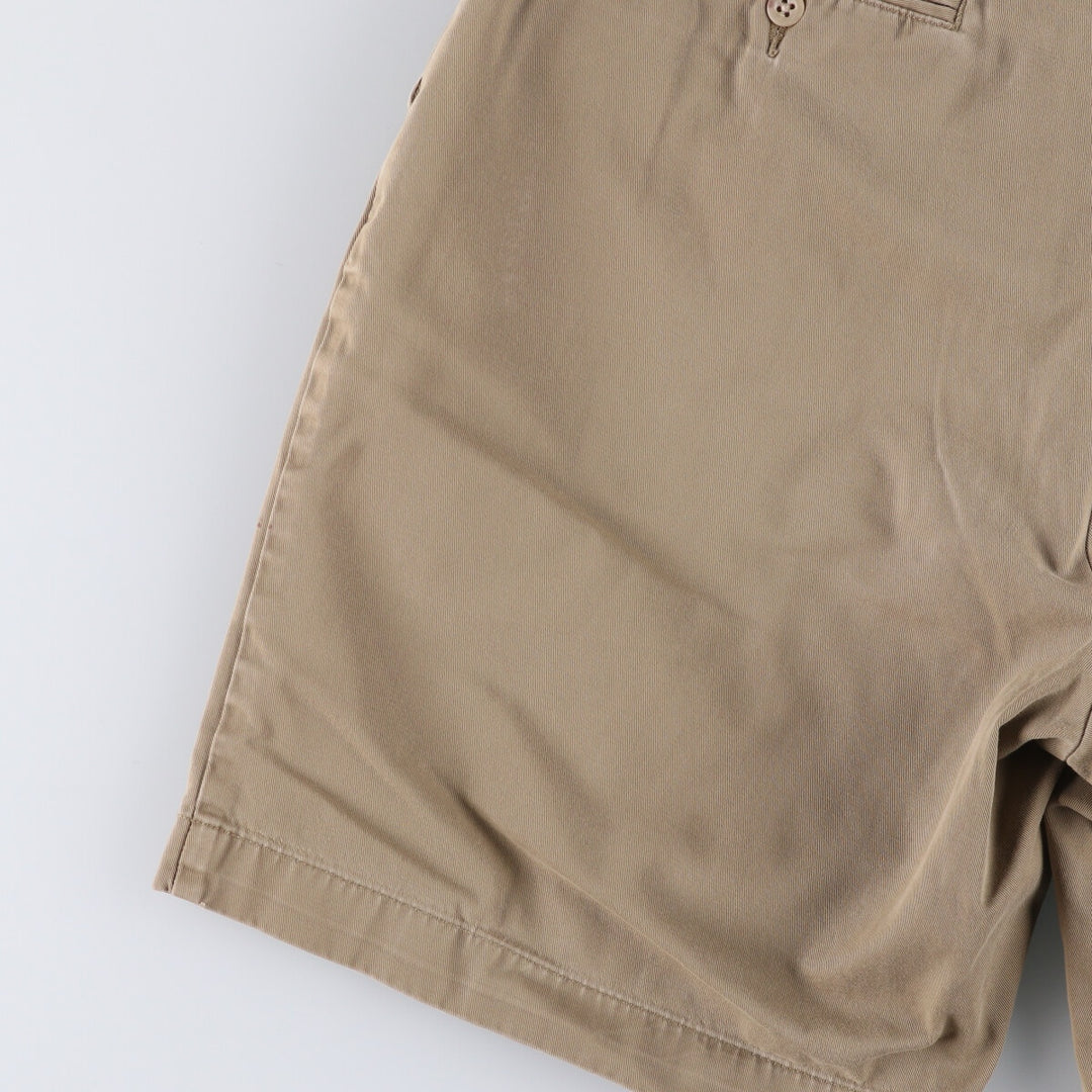 Ralph Lauren POLO by Ralph Lauren PROSPECT SHORT Chino Shorts, Men's Size W32 cotton beige type brown Vintage Second Hand