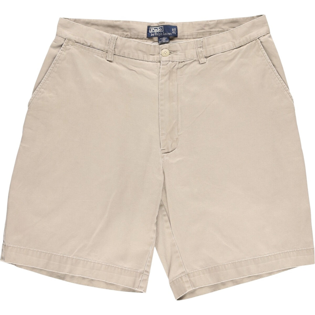 Ralph Lauren POLO by Ralph Lauren PROSPECT SHORT Chino shorts Short pants Men's w35 equivalent cotton Beige type Vintage Second Hand