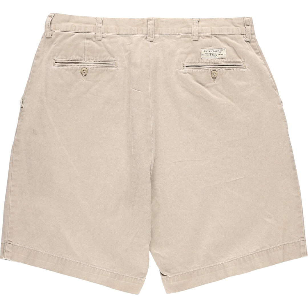 Ralph Lauren POLO by Ralph Lauren PROSPECT SHORT Chino shorts Short pants Men's w35 equivalent cotton Beige type Vintage Second Hand