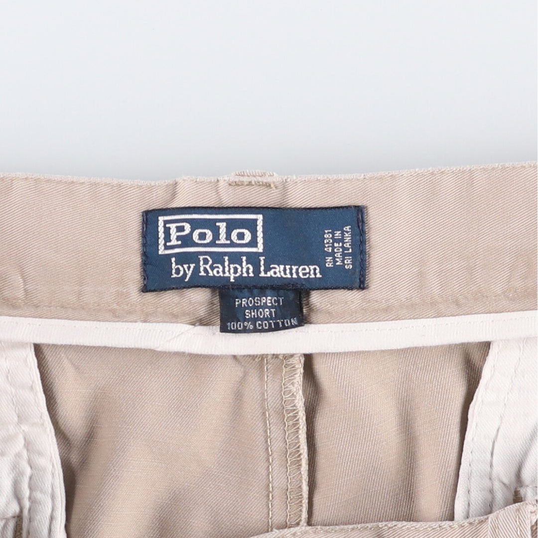 Ralph Lauren POLO by Ralph Lauren PROSPECT SHORT Chino shorts Short pants Men's w35 equivalent cotton Beige type Vintage Second Hand