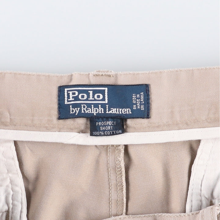 Ralph Lauren POLO by Ralph Lauren PROSPECT SHORT Chino shorts Short pants Men's w35 equivalent cotton Beige type Vintage Second Hand