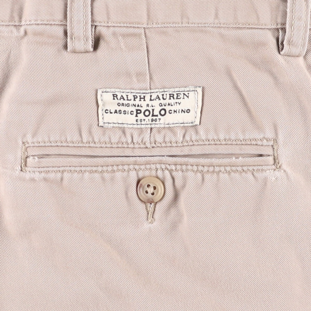 Ralph Lauren POLO by Ralph Lauren PROSPECT SHORT Chino shorts Short pants Men's w35 equivalent cotton Beige type Vintage Second Hand