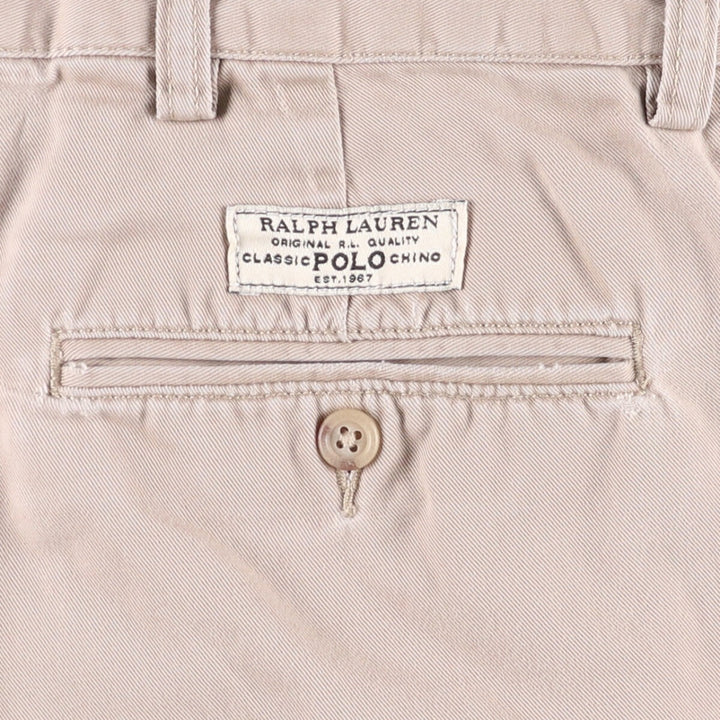 Ralph Lauren POLO by Ralph Lauren PROSPECT SHORT Chino shorts Short pants Men's w35 equivalent cotton Beige type Vintage Second Hand