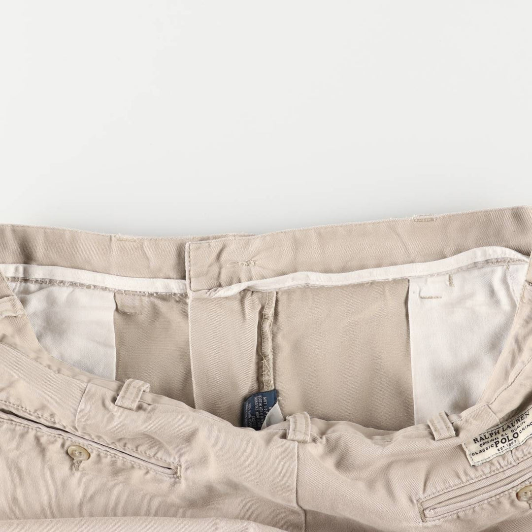 Ralph Lauren POLO by Ralph Lauren PROSPECT SHORT Chino shorts Short pants Men's w35 equivalent cotton Beige type Vintage Second Hand