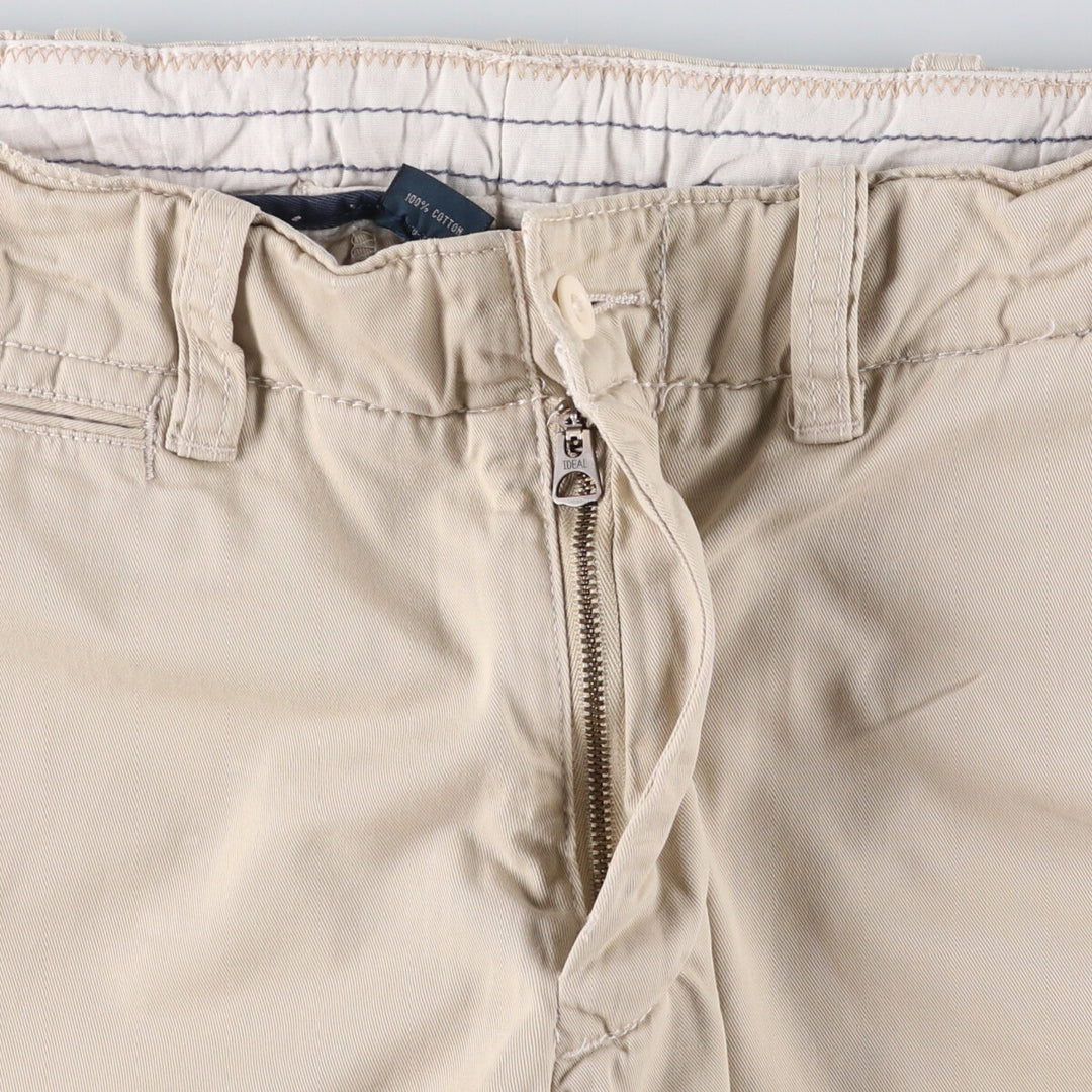 Ralph Lauren POLO by Ralph Lauren Two-pleat Chino Shorts, Men's, Size W34 cotton Beige type Vintage Second Hand