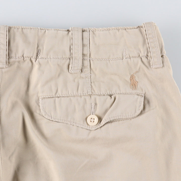 Ralph Lauren POLO by Ralph Lauren Two-pleat Chino Shorts, Men's, Size W34 cotton Beige type Vintage Second Hand