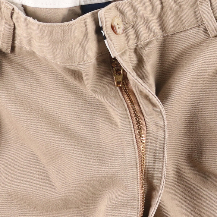 Ralph Lauren POLO GOLF two-pleat chino shorts, men's size W34 cotton brown type Vintage Second Hand