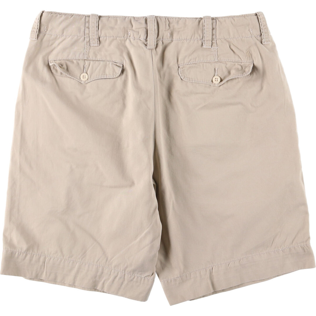 Ralph Lauren POLO by Ralph Lauren Chino Shorts, Men's, Size W35 cotton Beige type Vintage Second Hand
