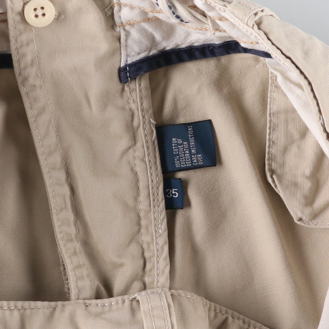 Ralph Lauren POLO by Ralph Lauren Chino Shorts, Men's, Size W35 cotton Beige type Vintage Second Hand