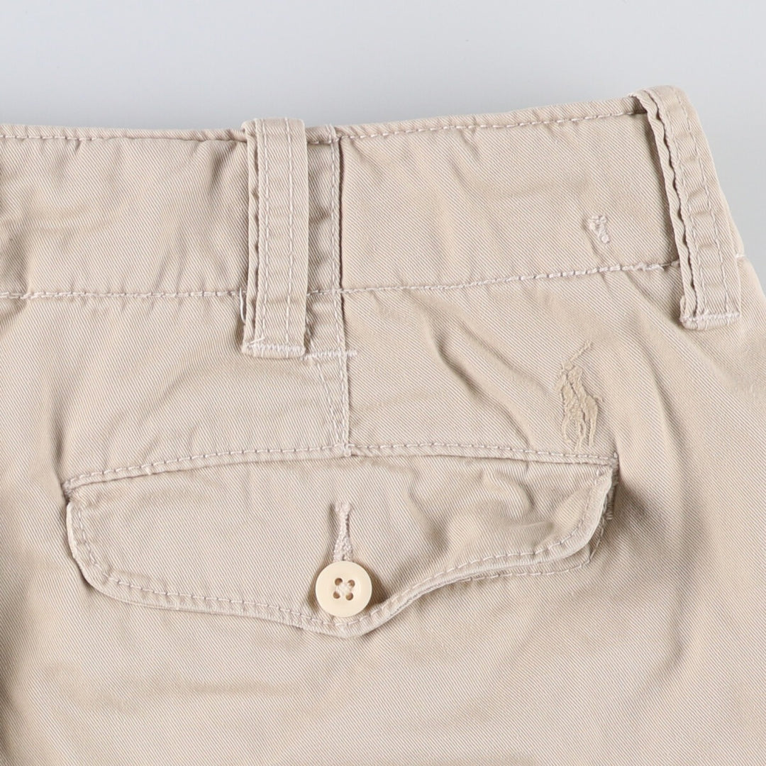 Ralph Lauren POLO by Ralph Lauren Chino Shorts, Men's, Size W35 cotton Beige type Vintage Second Hand