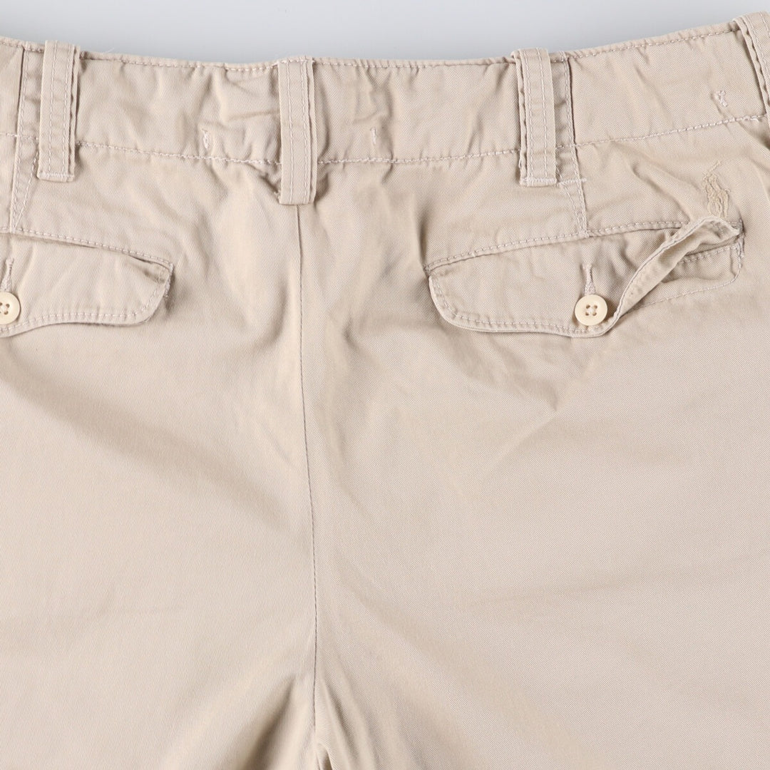 Ralph Lauren POLO by Ralph Lauren Chino Shorts, Men's, Size W35 cotton Beige type Vintage Second Hand