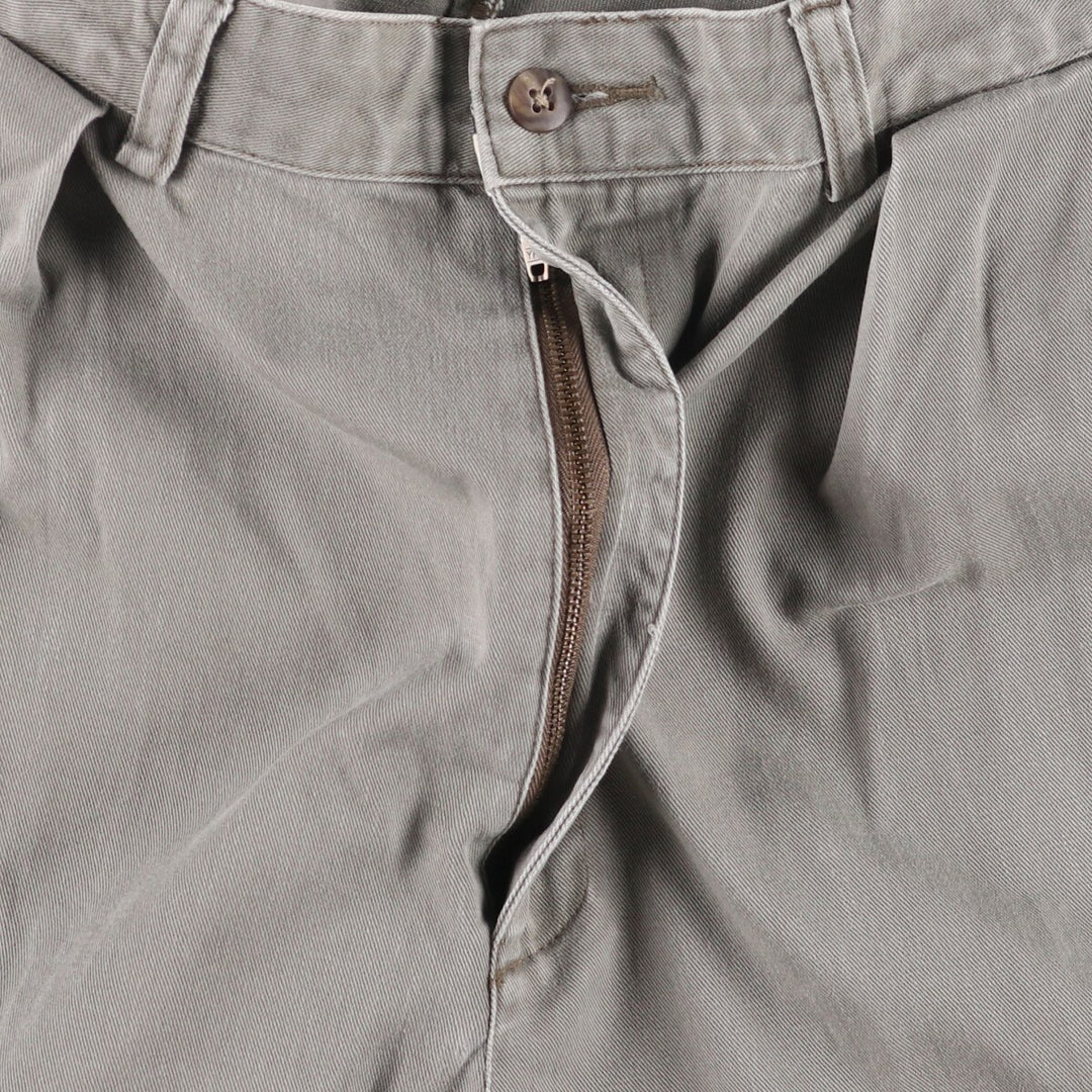Ralph Lauren Polo Ralph Lauren Two-pleat Chino Shorts, Men's, Size W35 cotton gray type Vintage Second Hand