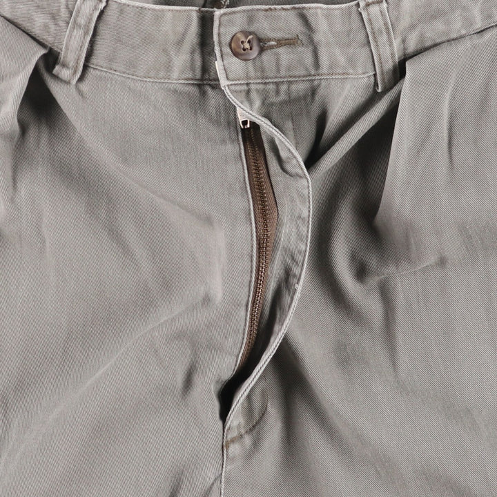 Ralph Lauren Polo Ralph Lauren Two-pleat Chino Shorts, Men's, Size W35 cotton gray type Vintage Second Hand